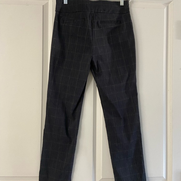 Ladies Dark Gray Plaid Pants - Picture 4 of 9
